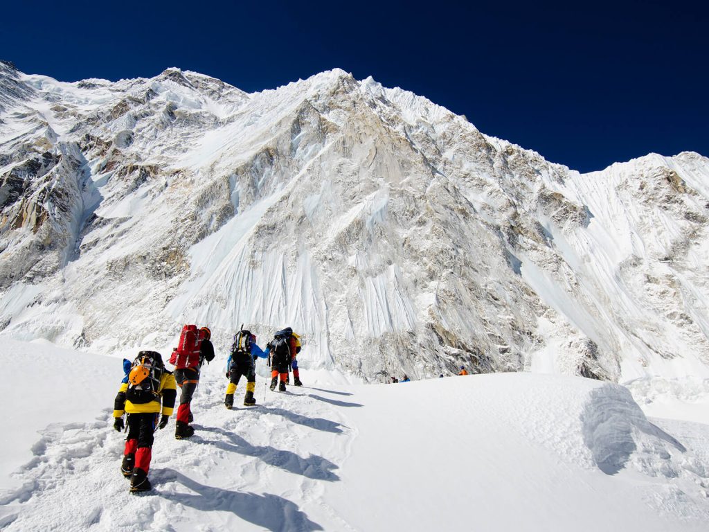 Climbing Mount Everest